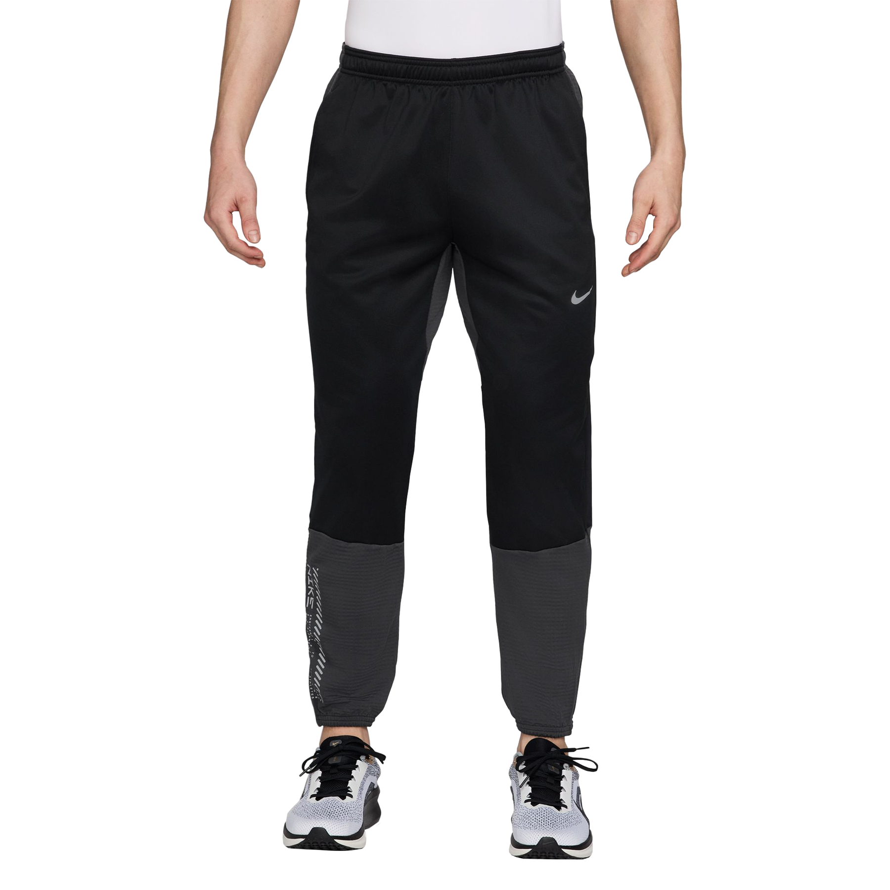 Nike Mens Therma-FIT Winterized Challenger Pants - Black/Silver