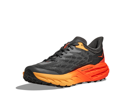 Hoka Mens Speedgoat 5 - Castlerock/Flame - Trail