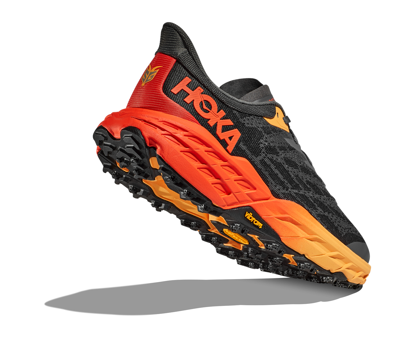 Hoka Mens Speedgoat 5 - Castlerock/Flame - Trail