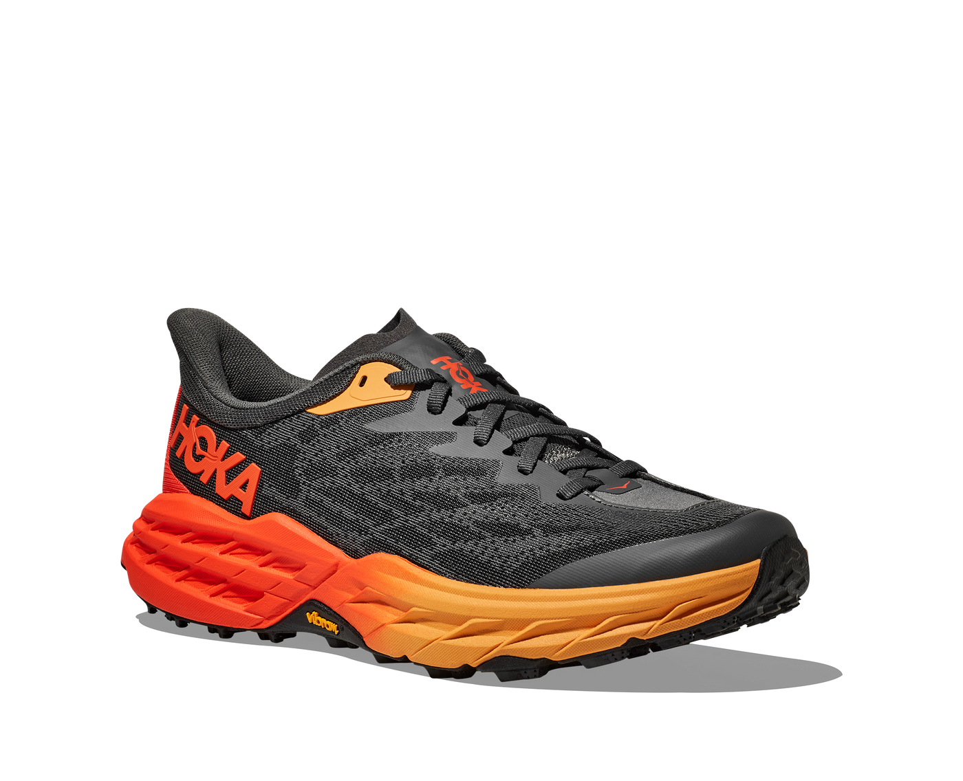 Hoka Mens Speedgoat 5 - Castlerock/Flame - Trail