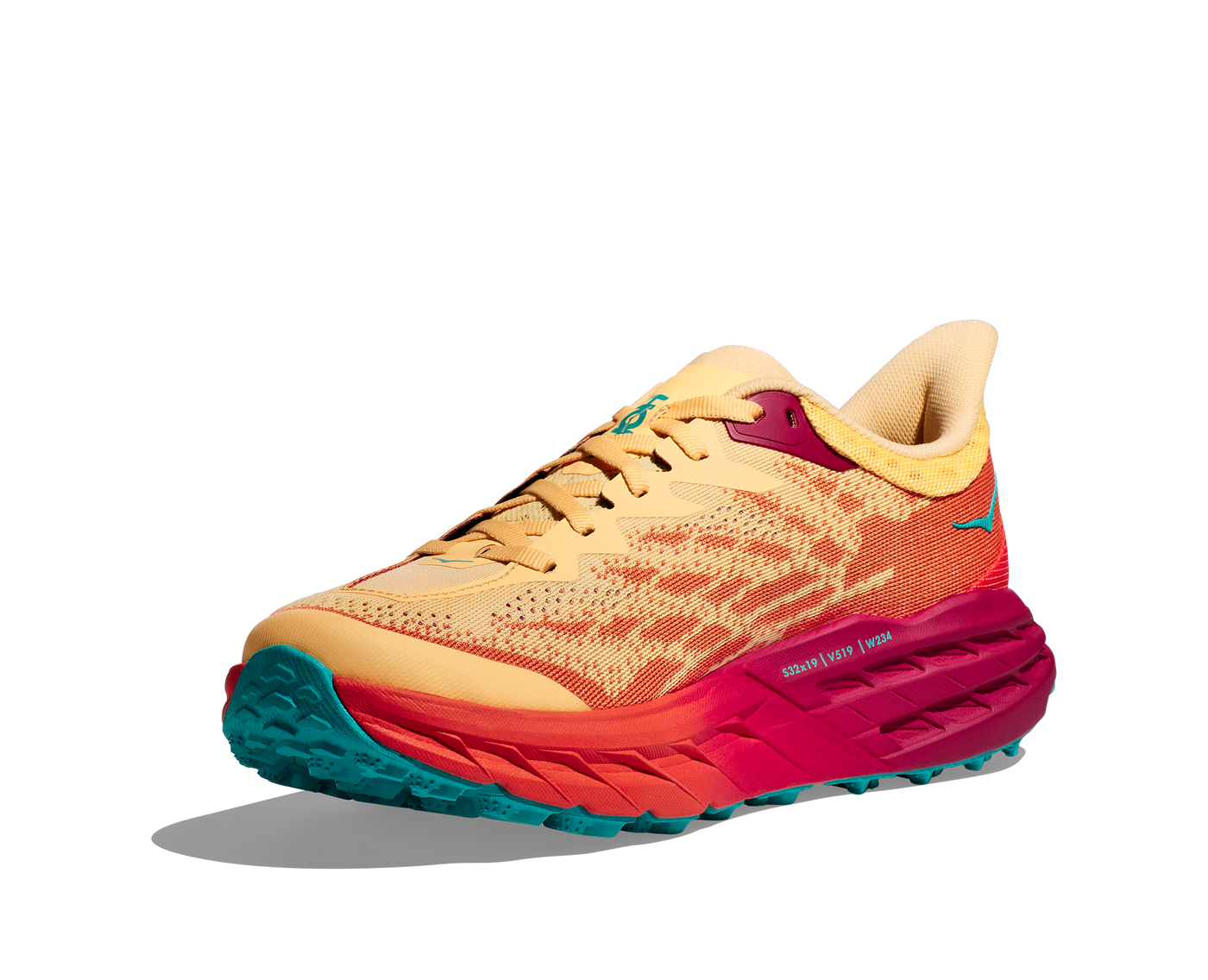 Hoka Womens Speedgoat 5 - Impala/Flame - Trail