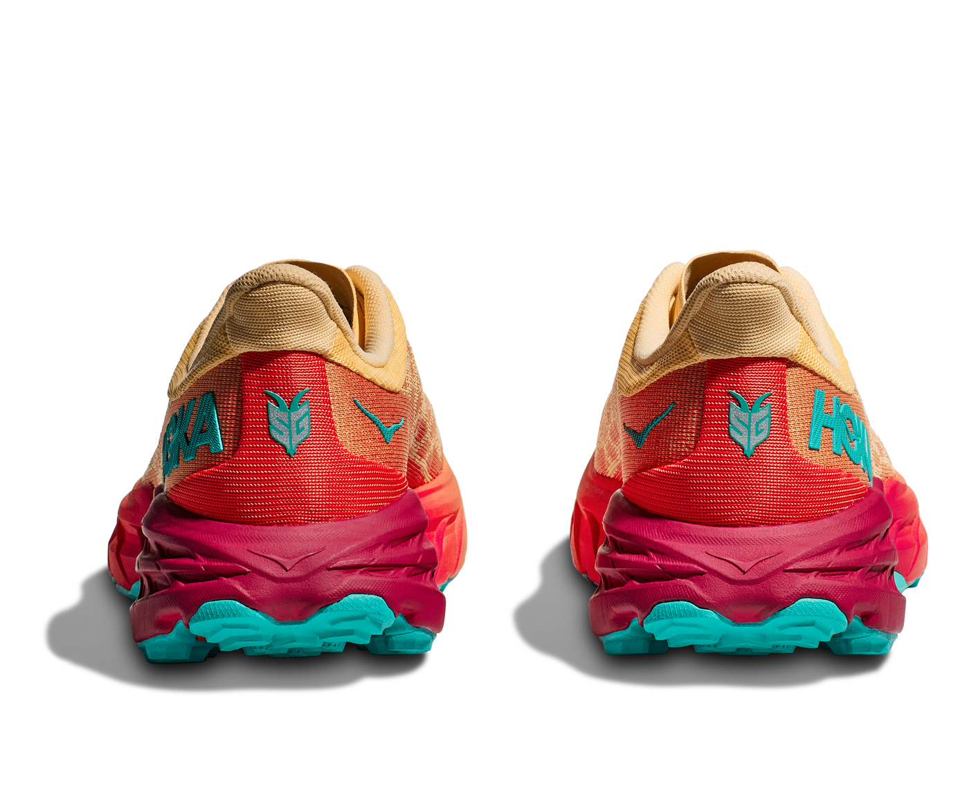 Hoka Womens Speedgoat 5 - Impala/Flame - Trail