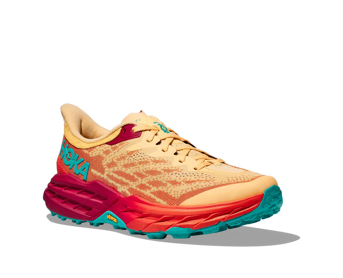 Hoka Womens Speedgoat 5 - Impala/Flame - Trail