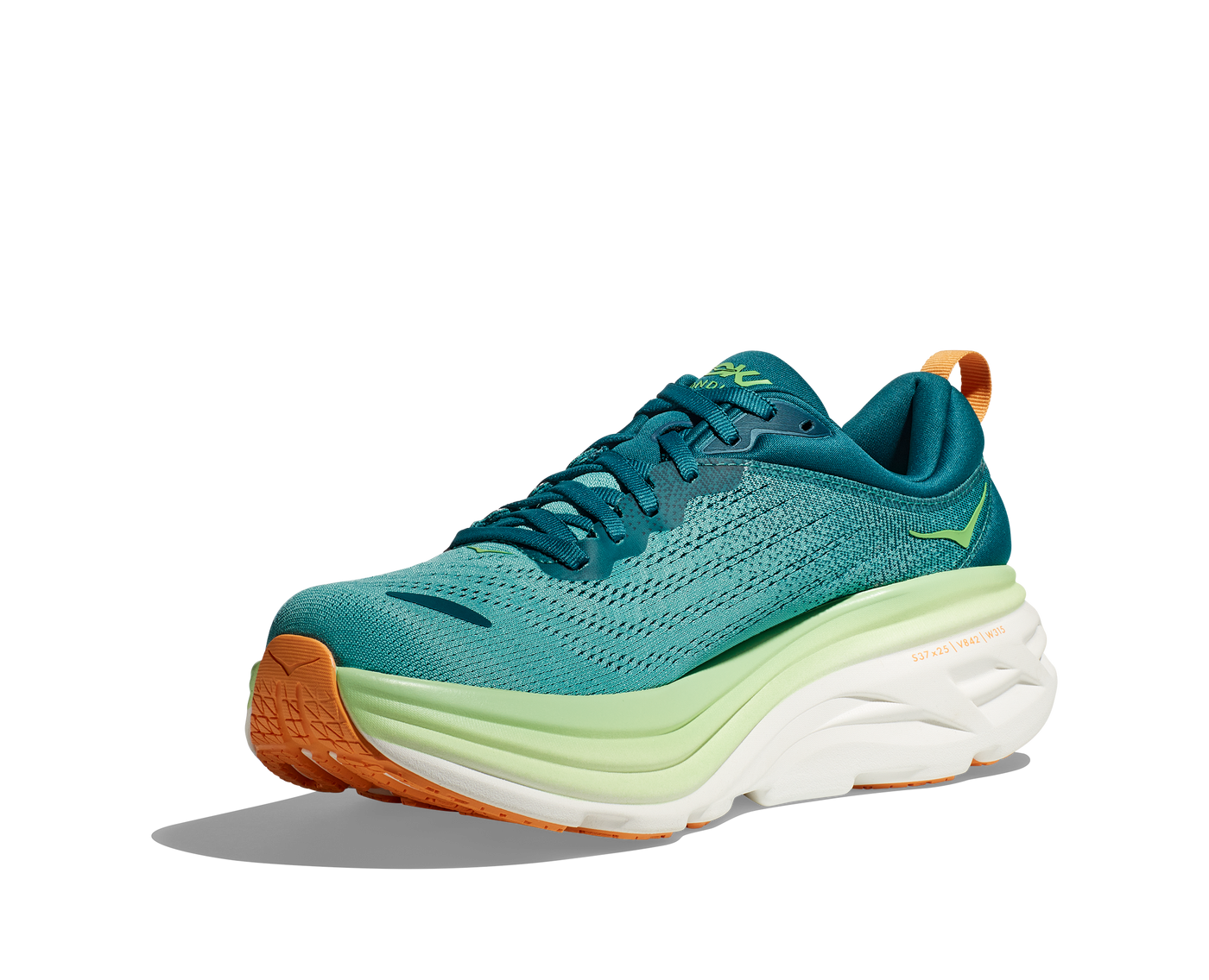 Hoka Mens Bondi 8 - Deep Lagoon/Ocean Mist - Neutral