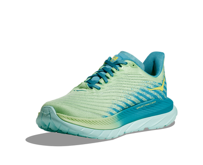 Hoka Mens Mach 5 - Lime Glow/Ocean Mist - Neutral