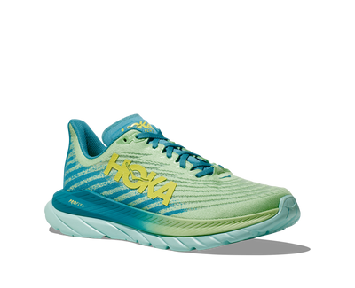 Hoka Mens Mach 5 - Lime Glow/Ocean Mist - Neutral