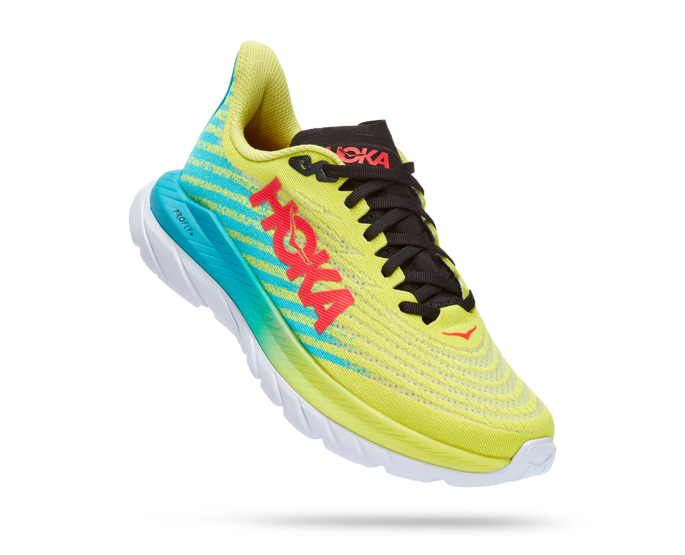 Hoka Womens Mach 5 - Evening Primrose/Scuba Blue - Neutral