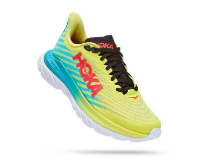 Hoka Womens Mach 5 - Evening Primrose/Scuba Blue - Neutral