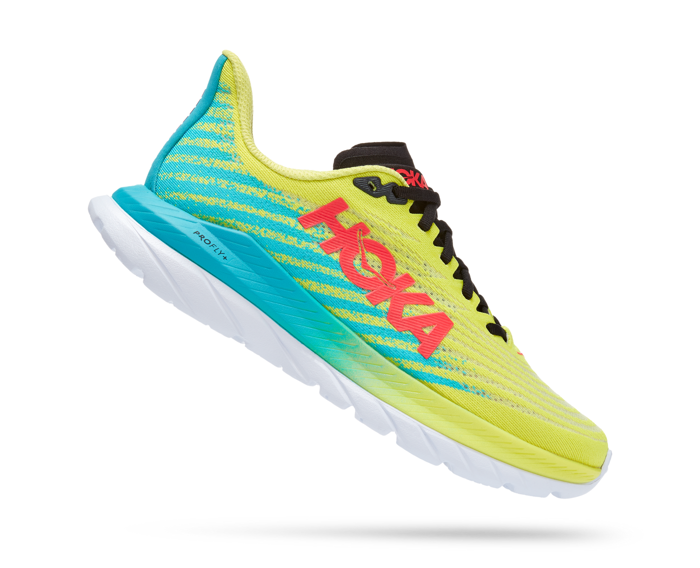Hoka Womens Mach 5 - Evening Primrose/Scuba Blue - Neutral