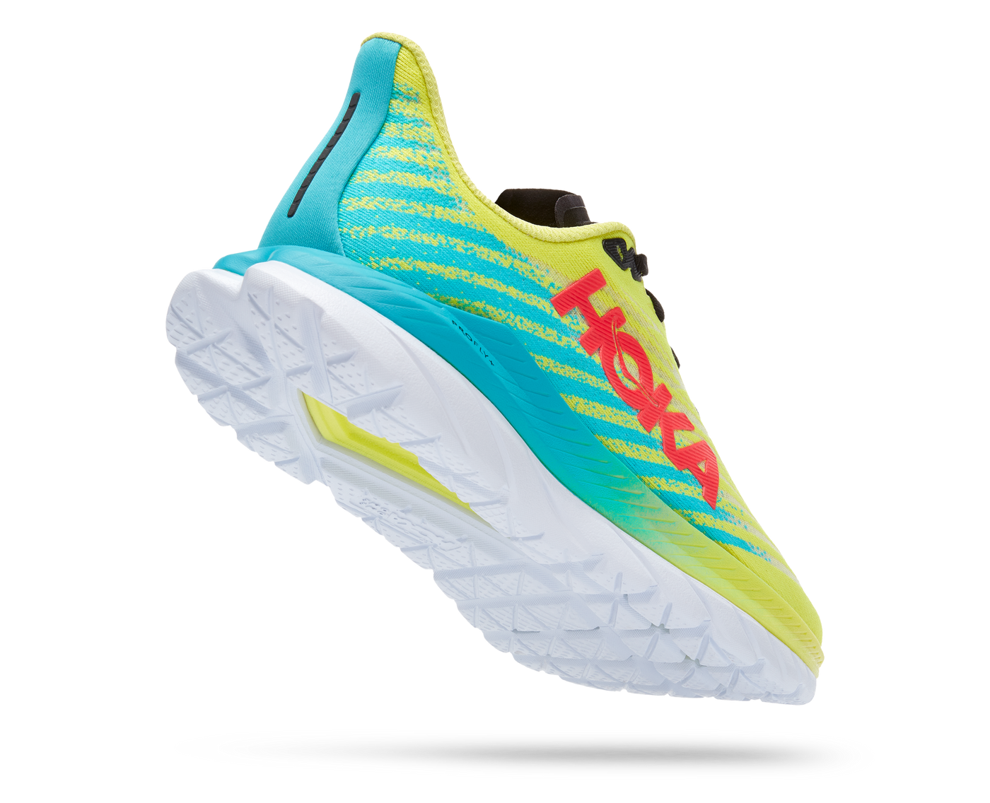 Hoka Womens Mach 5 - Evening Primrose/Scuba Blue - Neutral