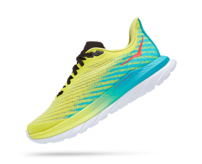 Hoka Womens Mach 5 - Evening Primrose/Scuba Blue - Neutral