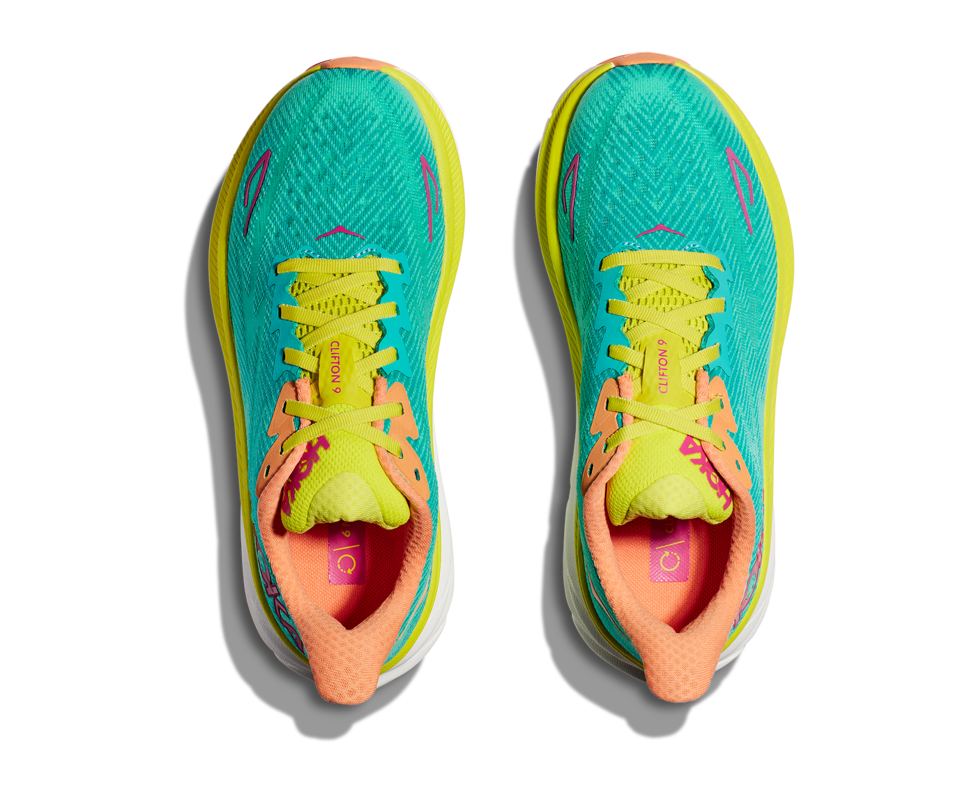 Hoka Mens Clifton 9 - Ceramic/Evening Primrose - Neutral