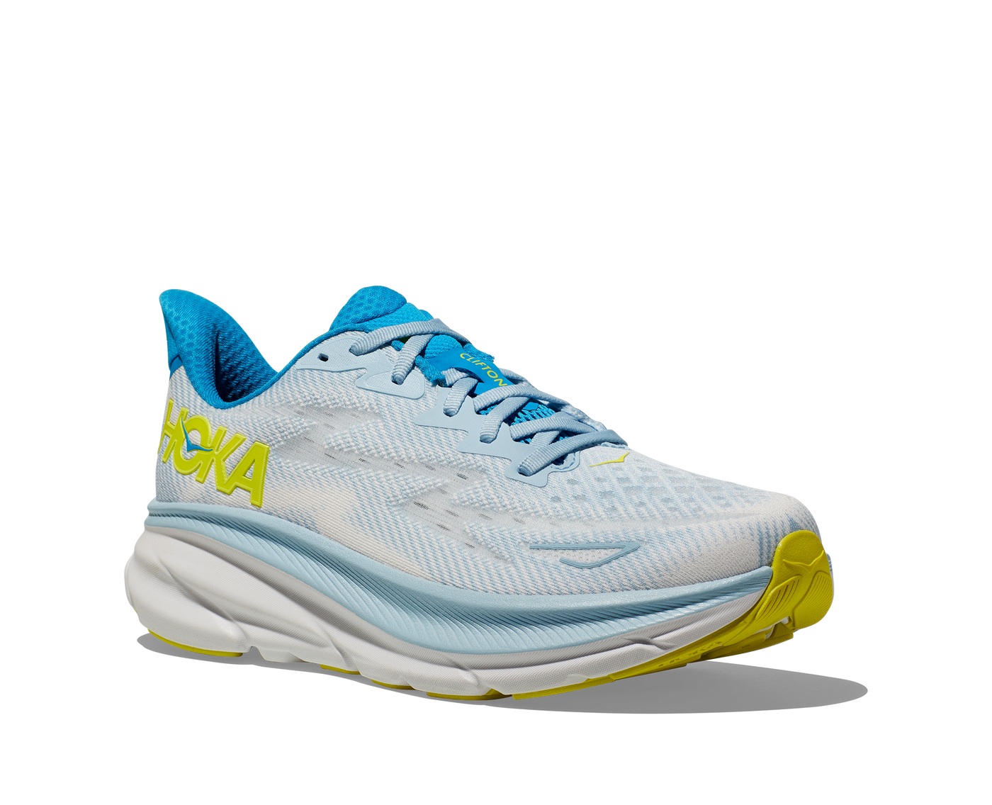 Hoka Mens Clifton 9 - Ice Water/Evening Primrose - Neutral