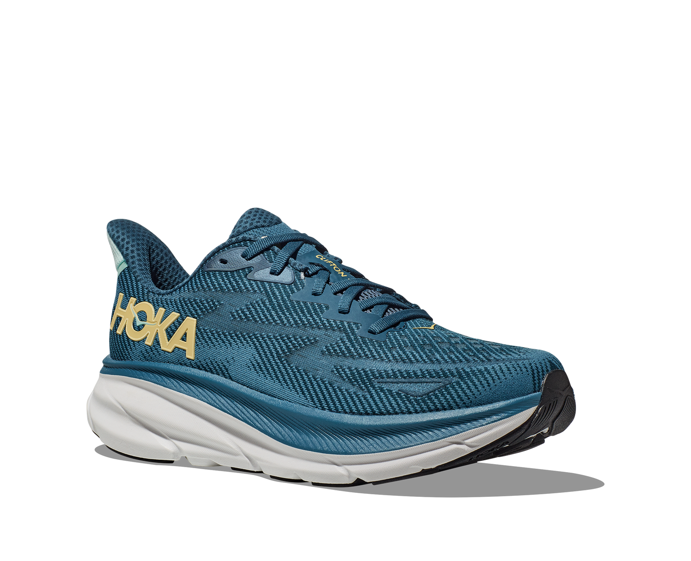 Hoka Mens Clifton 9 - Midnight Ocean/Bluesteel - Neutral