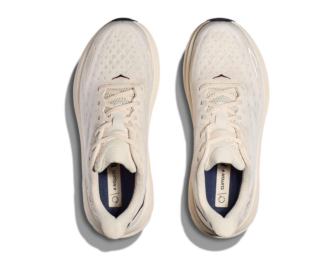 Hoka Mens Clifton 9 - Oat Milk/Alabaster - Neutral