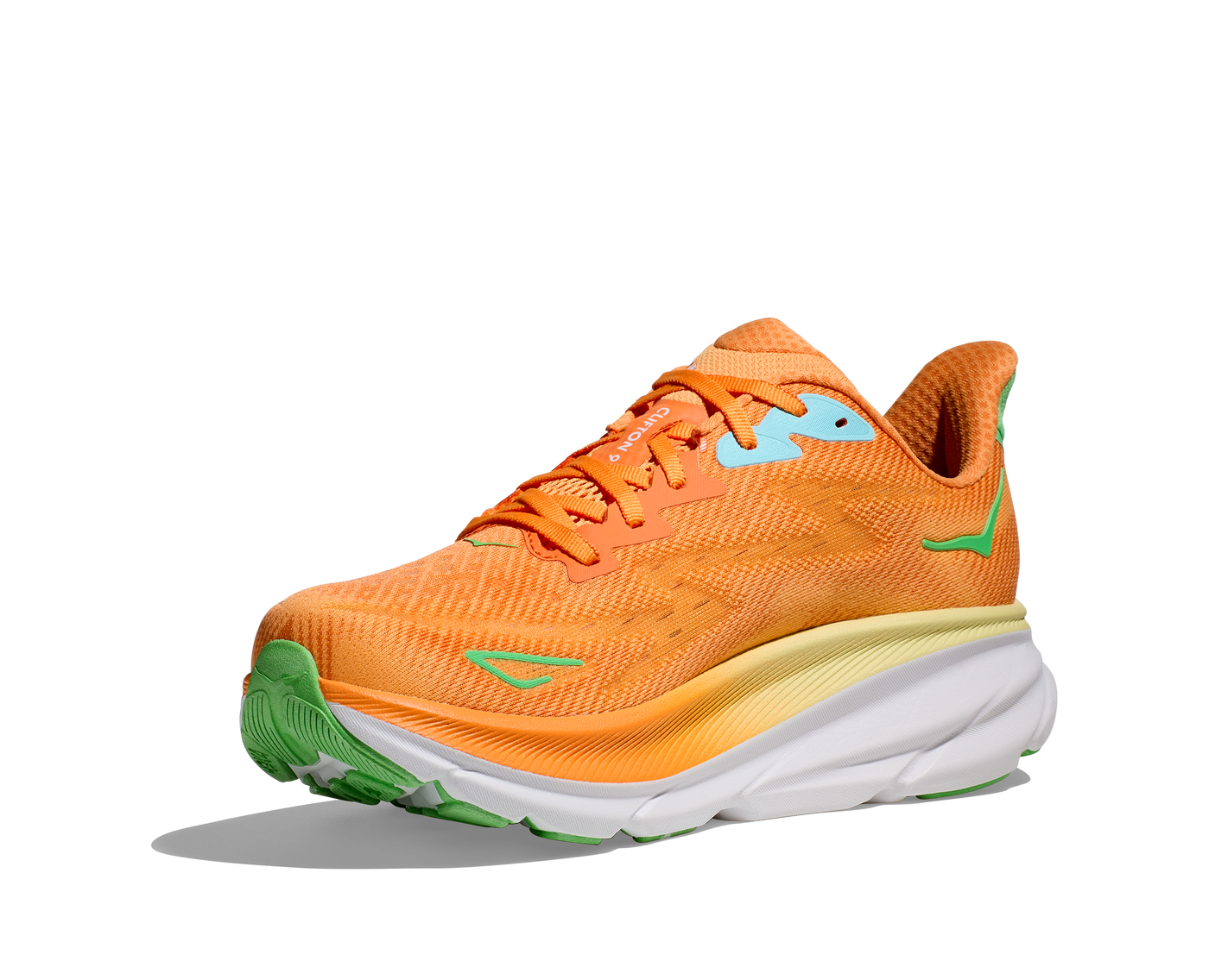 Hoka Mens Clifton 9 - Solar Flare/Sherbet - Neutral