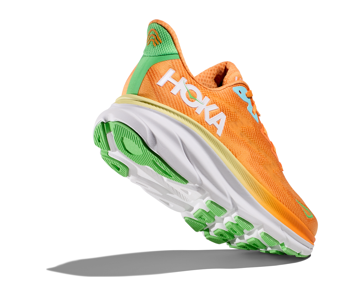 Hoka Mens Clifton 9 - Solar Flare/Sherbet - Neutral