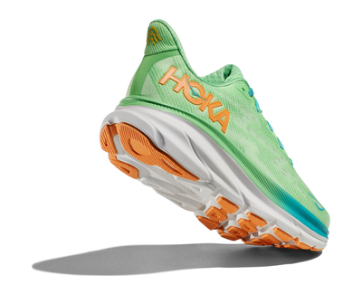 Hoka Mens Clifton 9 - Zest/Lime Glow - Neutral