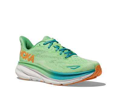 Hoka Mens Clifton 9 - Zest/Lime Glow - Neutral