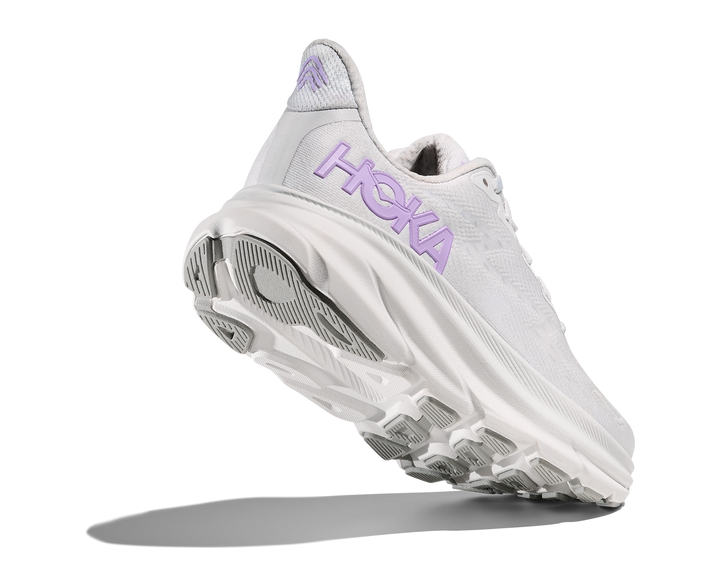 Hoka Womens Clifton 9 - Cosmic Grey/Aster Flower - Neutral - SS25