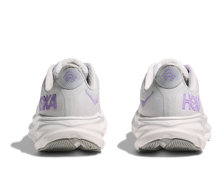 Hoka Womens Clifton 9 - Cosmic Grey/Aster Flower - Neutral - SS25