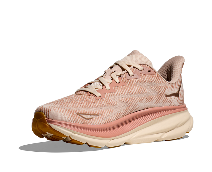 Hoka Womens Clifton 9 - Sandstone/Cream - Neutral