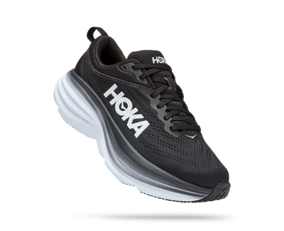 Hoka Womens Bondi 8 - Black/White - Neutral