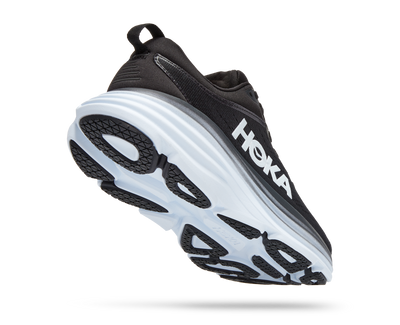 Hoka Womens Bondi 8 - Black/White - Neutral