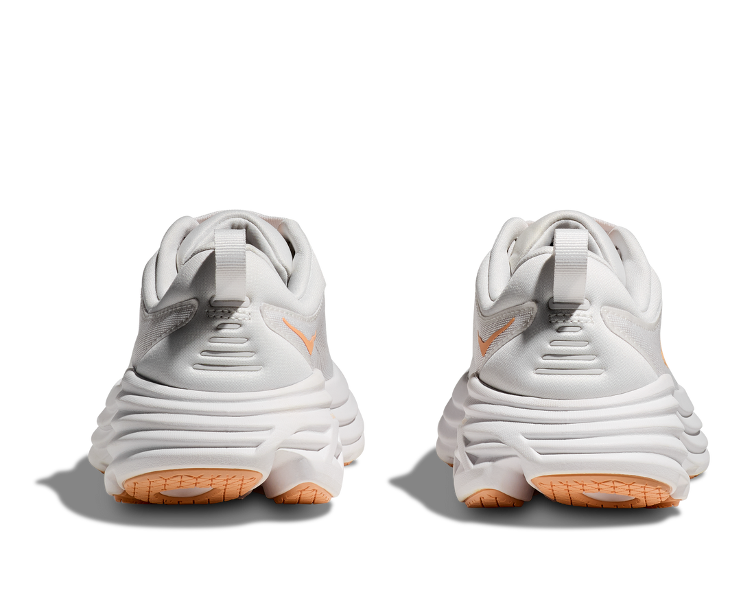 Hoka Womens Bondi 8 - White/Cantaloupe - Neutral