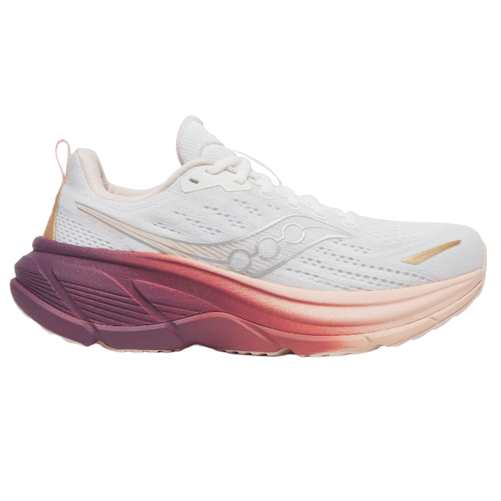 Saucony Womens Hurricane 25 - White/Cameo - Stability - AW25