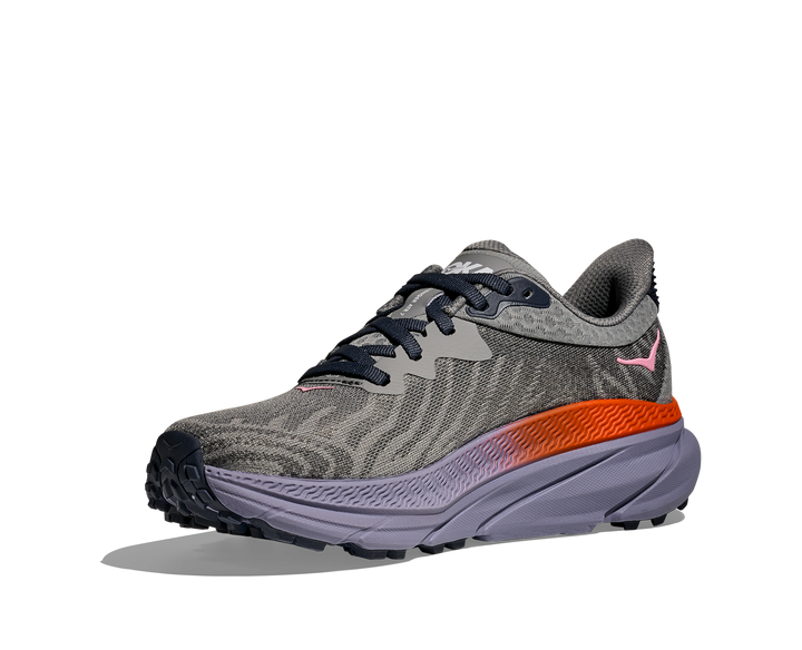 Hoka Womens Challenger ATR 7 - Galactic Grey/Wild Indigo - Trail - SS25