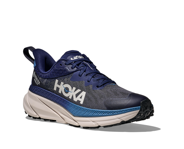 Hoka Mens Challenger ATR 7 GTX - Midnight Blue/Grout - Trail - AW25