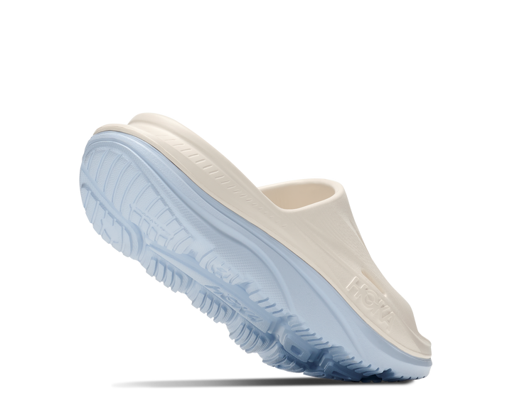 Hoka Unisex Ora Recovery Slide 3 - Alabaster/ Ambient Blue - AW26