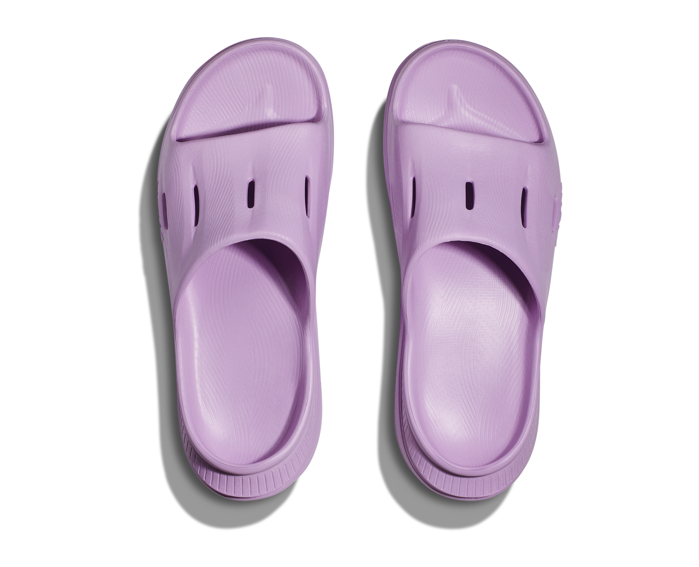 Hoka Womens Ora Recovery Slide 3 - Violet Bloom/Violet Bloom