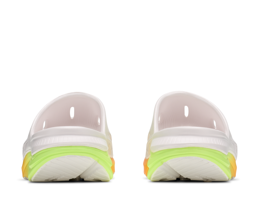 Hoka Unisex Ora Recovery Slide 3 - White/Neon Yuzu - AW26