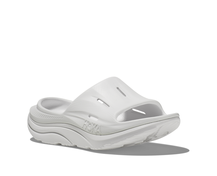 Hoka Unisex Ora Recovery Slide 3 - White/White