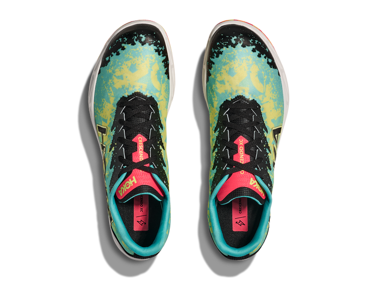 Hoka Crescendo Cross Country Spikes - Cielo Blue/Yuzu - AW25