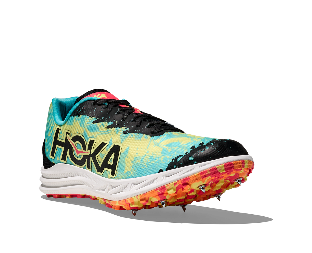 Hoka Crescendo Cross Country Spikes - Cielo Blue/Yuzu - AW25