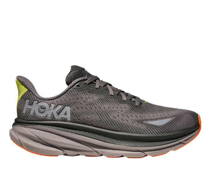 Hoka Mens Clifton 9 GTX - Asphalt Grey/Gravel - Neutral - AW25