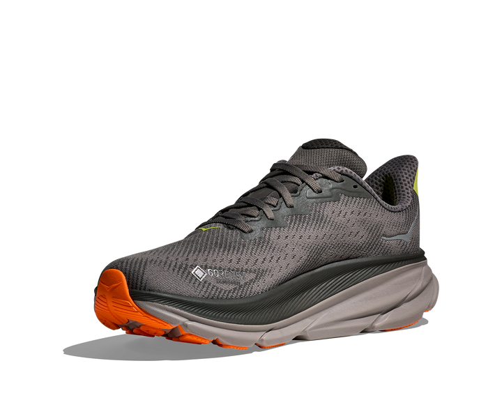 Hoka Mens Clifton 9 GTX - Asphalt Grey/Gravel - Neutral - AW25