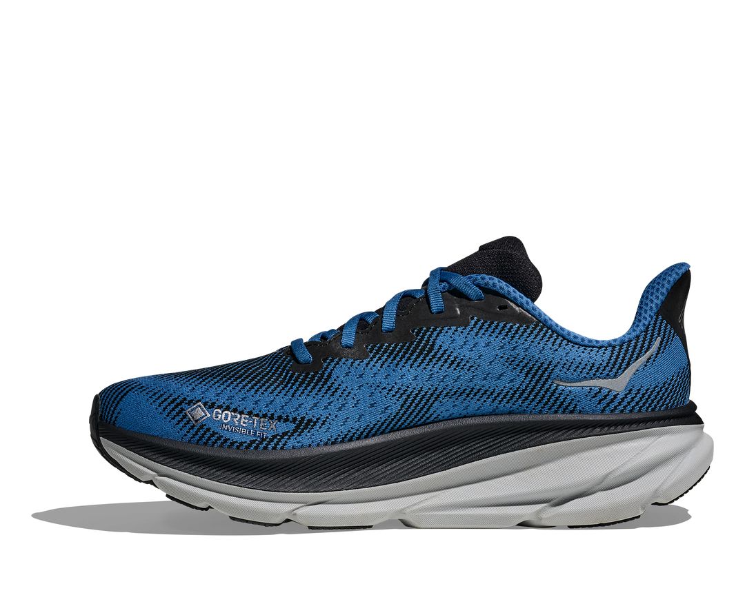 Hoka Mens Clifton 9 GTX - Black/Foggy Night - Neutral - AW25