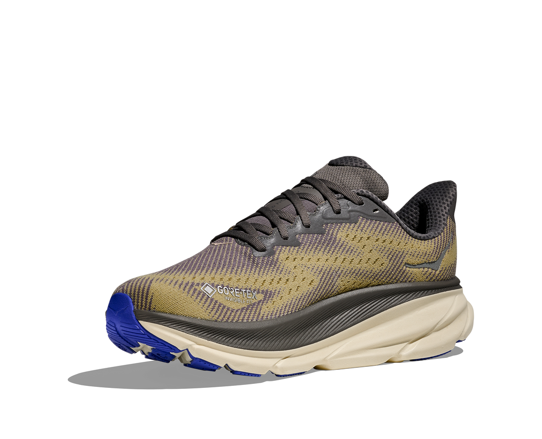 Hoka Mens Clifton 9 GTX - Gravel/Eggshell - Neutral - SS26