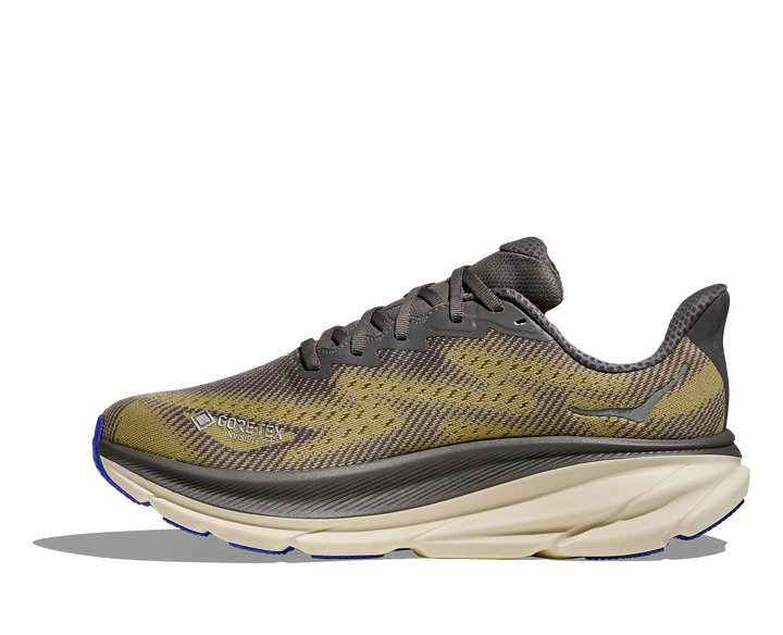 Hoka Mens Clifton 9 GTX - Gravel/Eggshell - Neutral - SS26
