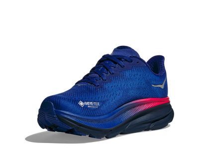 Hoka Womens Clifton 9 GTX - Dazzling Blue/Evening Sky - Neutral