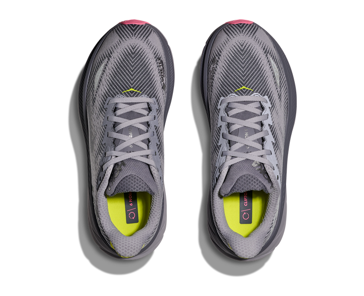 Hoka Womens Clifton 9 GTX - Grey Skies/Foggy Grey - Neutral - AW25