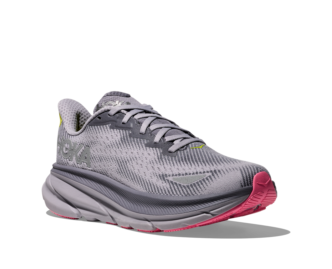Hoka Womens Clifton 9 GTX - Grey Skies/Foggy Grey - Neutral - AW25