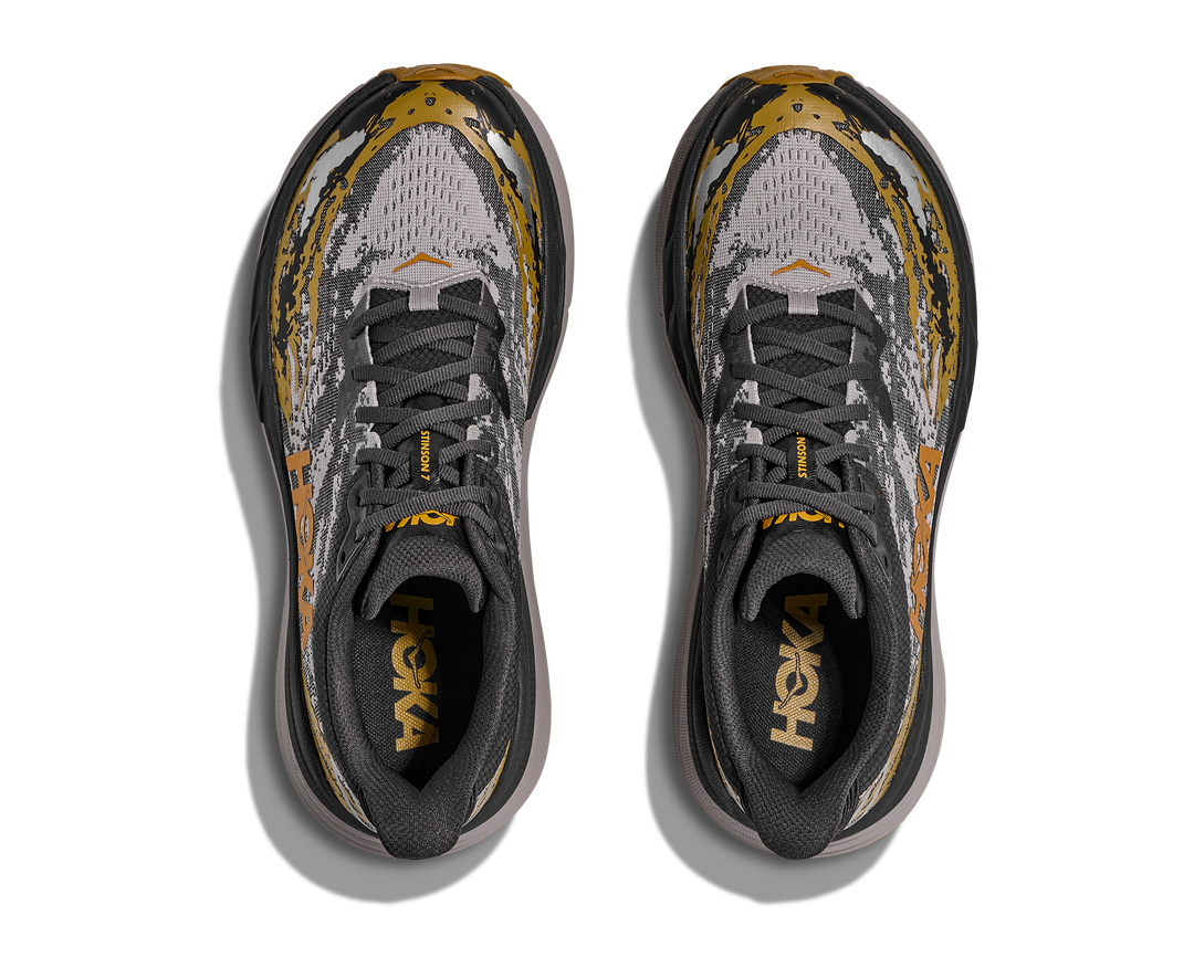 Hoka Mens Stinson 7 - Black/Cement - Trail - SS26