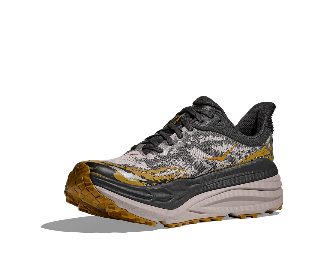 Hoka Mens Stinson 7 - Black/Cement - Trail - SS26
