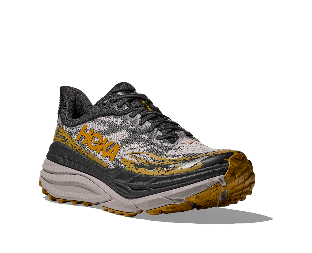 Hoka Mens Stinson 7 - Black/Cement - Trail - SS26