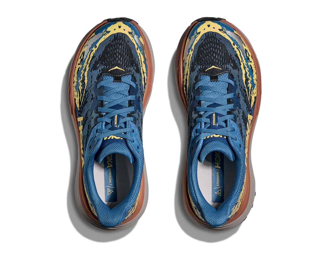 Hoka Mens Stinson 7 - Foggy Night/Cardamom - Trail - AW25